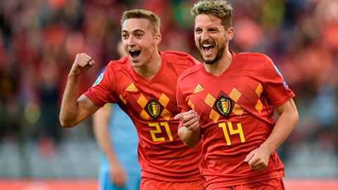 Nghiên cứu cho thấy ĐT Bỉ có cơ hội vô địch cao nhất