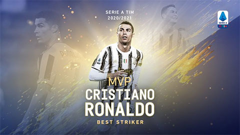 Ronaldo đoạt giải Tiền đạo hay nhất Serie A 2020/21