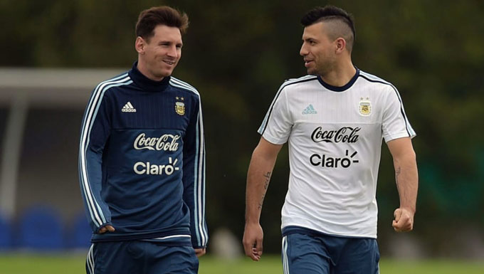 Aguero và Messi là cặp bạn thân lâu năm