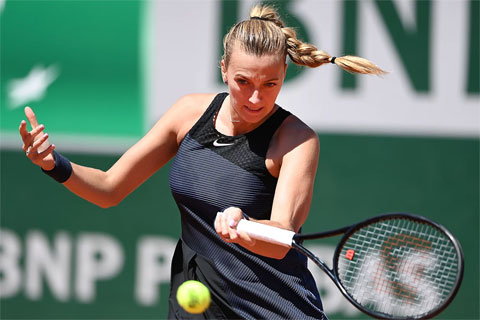 Petra Kvitova thắng 15 và thua tám trận ở mùa giải 2021