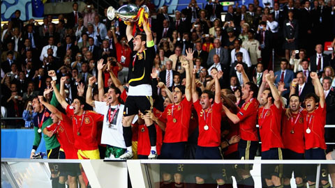 Tây Ban Nha lên ngôi EURO 2008 với chiến thuật Tiqui-taca lừng danh 