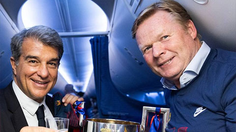 Laporta xác nhận HLV Koeman ở lại Barcelona