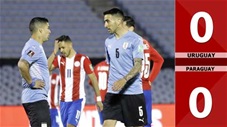 Uruguay vs Paraguay: 0-0 (Vòng loại World Cup 2022 khu vực Nam Mỹ)
