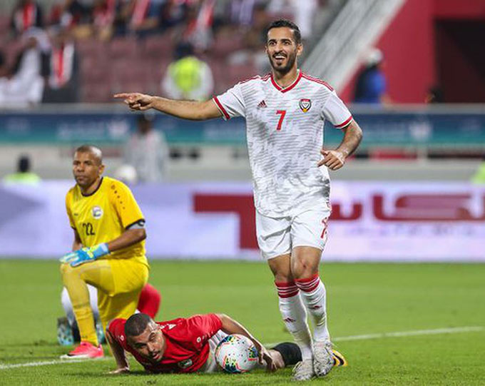 Hiệu suất ghi bàn của Ali Mabkhout cho UAE là rất ấn tượng