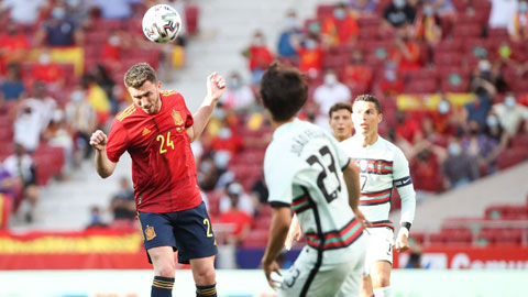 ĐT Tây Ban Nha bị Bồ Đào Nha cầm hòa 0-0: Khi 'Bò' chỉ biết… chạy