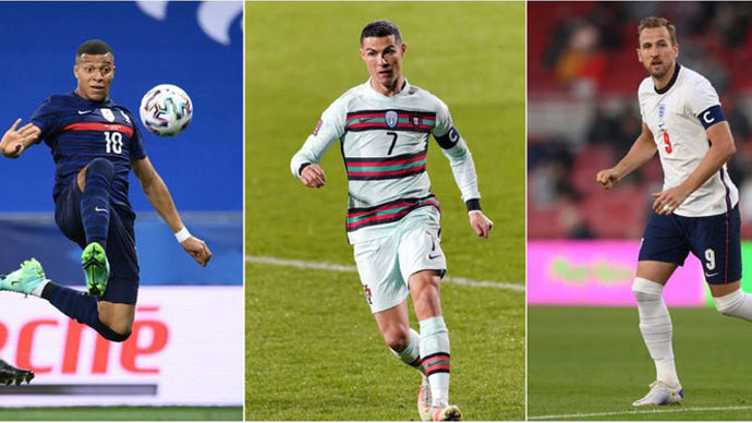 Ronaldo, Mbappe, Kane dẫn đầu đội hình được đánh giá cao nhất tại EURO 2020