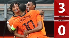 Hà Lan vs Georgia: 3-0 (Giao hữu quốc tế 2021)