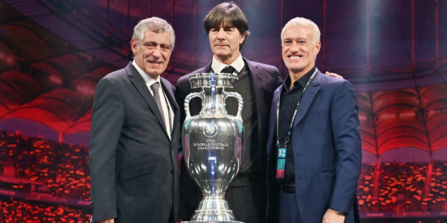 Từ trái sang phải: Santos, Loew và Deschamps là những HLV có thâm niên nhất tại EURO 2020