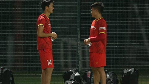 Tuấn Anh phải tập riêng, khó thi đấu trận Việt Nam vs Malaysia