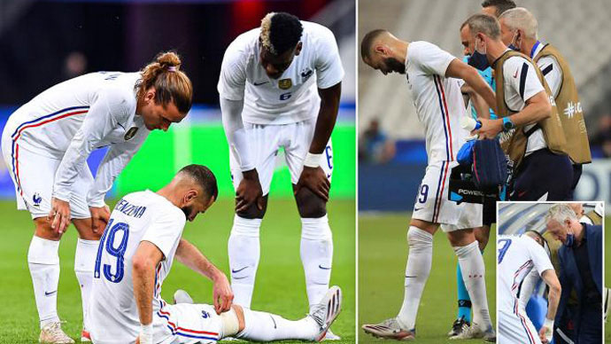 Benzema chấn thương, nguy cơ lỡ trận ra quân của Pháp tại EURO 2020