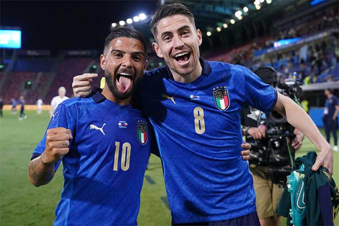 Italia thắng cả 10 trận gần nhất ở đấu trường châu Âu