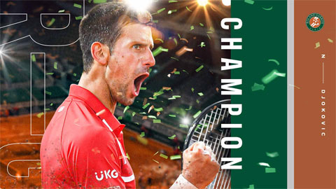 Djokovic vô địch Roland Garros 2021
