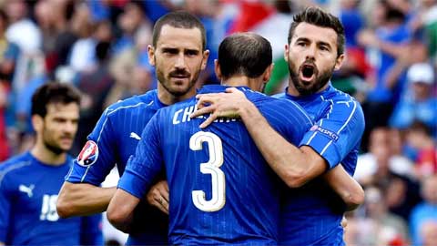 Hàng thủ ĐT Italia vẫn danh bất hư truyền