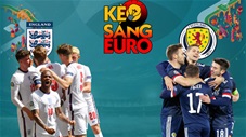 KÈO sáng EURO 2020 ngày 18/6: Tưng bừng bàn thắng trận cầu Anh vs Scotland?