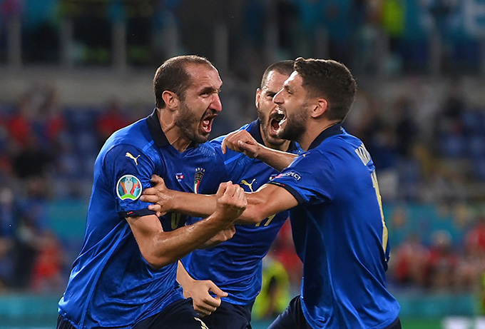 Chiellini không thể ghi bàn trong trận thứ 14 tại EURO