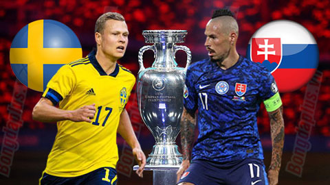 Soi kèo Thụy Điển vs Slovakia, 20h00 ngày 18/6: Xỉu bàn thắng Thụy Điển - Slovakia 