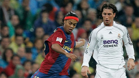 Ronaldinho châm chọc Ramos nhưng bị đáp trả đau đớn