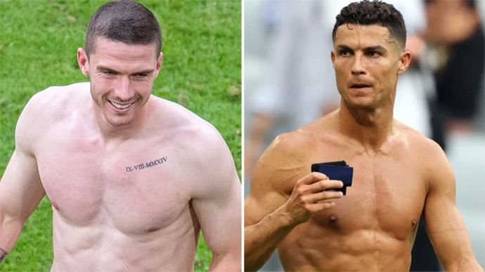 Ronaldo từng từ chối đổi áo với Robin Gosens