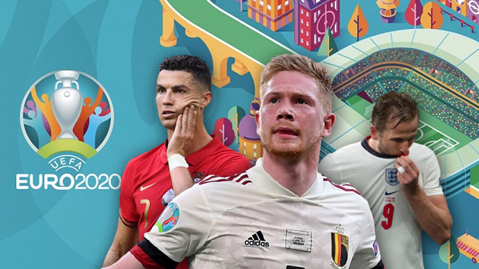 Lượt 2 vòng bảng EURO 2020: Anh, Bồ Đào Nha thất vọng làm nền cho Bỉ