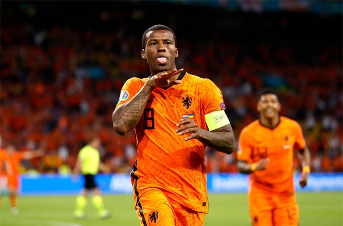 Wijnaldum ghi bàn thắng đầu tiên cho Hà Lan ở EURO 2020