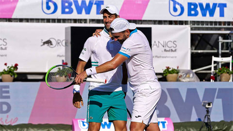 Djokovic vào bán kết đôi nam Mallorca Championships 2021