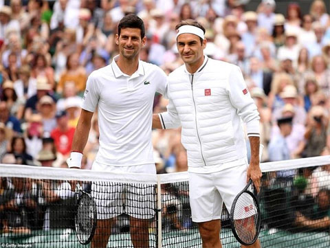 Djokovic từng hạ Federer ở chung kết kinh điển Wimbledon 2019