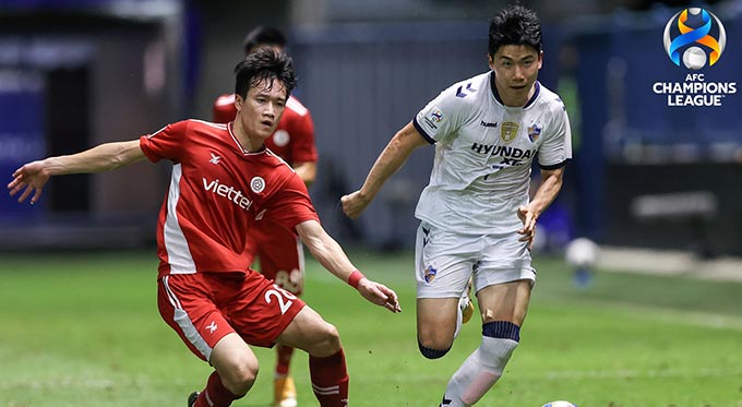 Viettel chơi kiên cường trước ĐKVĐ Champions League - Ulsan Hyundai 