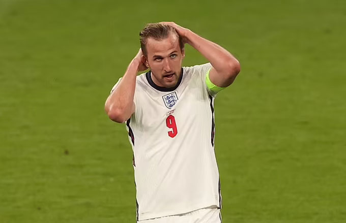 Kane đang gây thất vọng ở EURO 2020