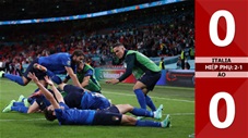 Italia vs Áo: 0-0 (HP: 2-1), vé tứ kết nhọc nhằn cho Italia