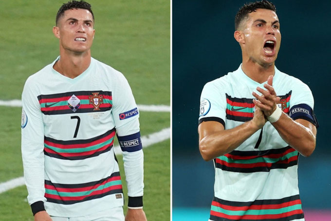 Ronaldo đổi từ áo dài tay sang áo ngắn tay nhưng không đổi vận