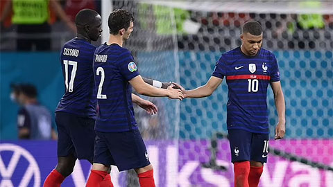 Các đồng đội không oán trách Mbappe khi Pháp thua Thụy Sỹ