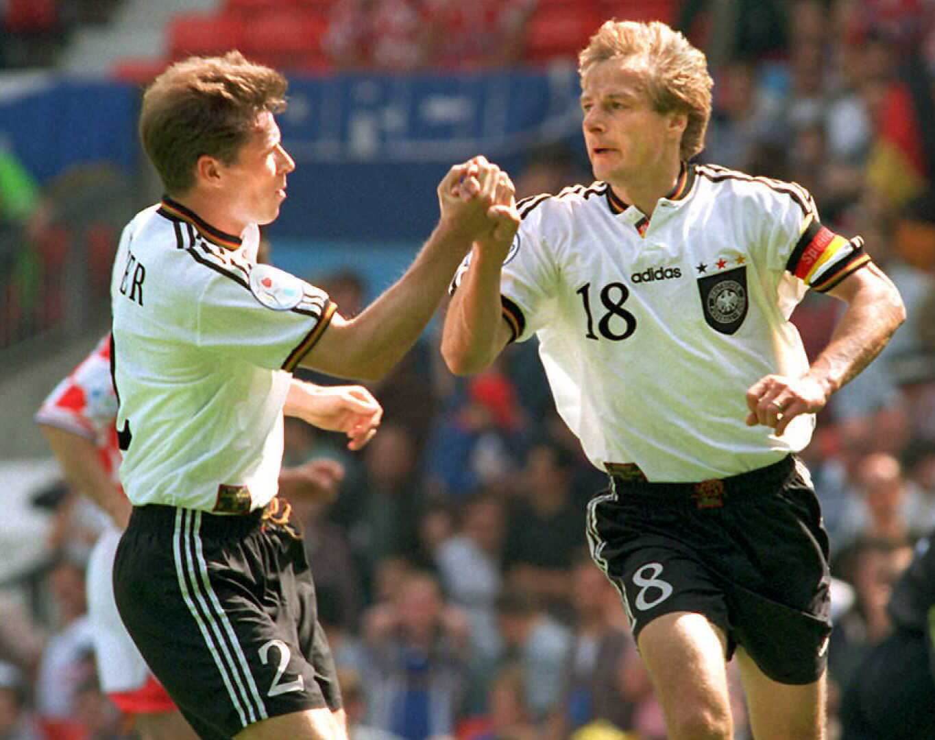 Klinsmann và ĐT Đức đã có một kỳ EURO thành công vào năm 1996 khi loại chủ nhà Anh ở vòng bán kết
