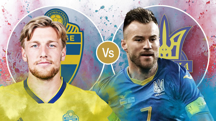 Trực tiếp Thụy Điển vs Ukraine, 02h00 ngày 30/6