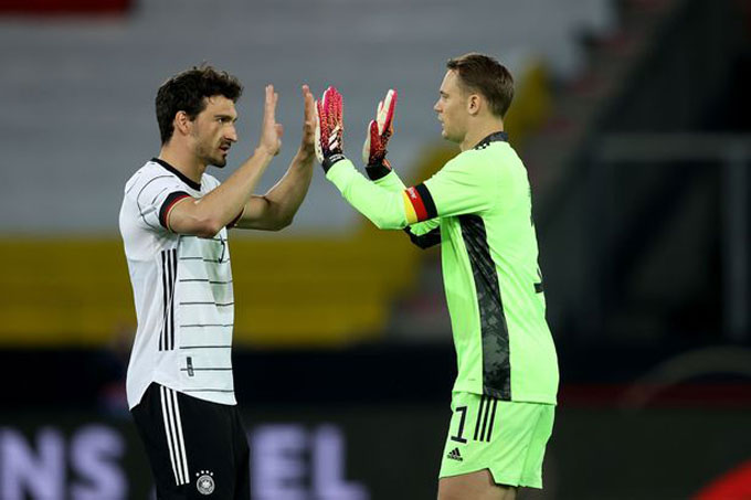 Hàng thủ của Đức không được đánh giá cao với những "ông lão" như Hummels hay Neuer