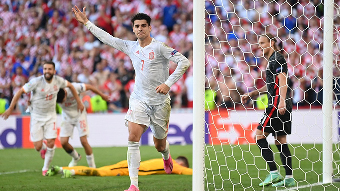 Trận đấu giữa Croatia vs Tây Ban Nha đang có nhiều bàn thắng nhất giải