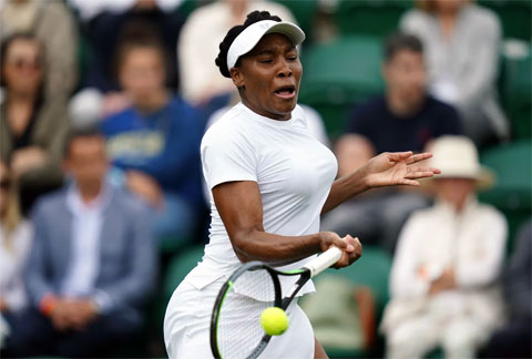 Trước khi bị loại, Venus Williams đã cán mốc chiến thắng thứ 90 ở Wimbledon