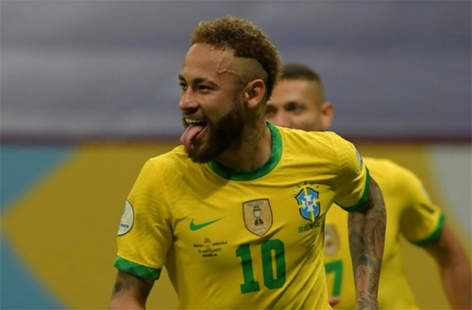 ĐT Brazil đã ghi 10 bàn ở vòng bảng