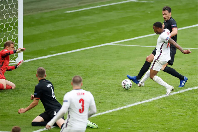 ĐT Anh toàn thắng trong những trận Sterling ghi bàn ở EURO 2020