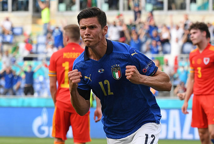 Pessina đã ghi tới 2 bàn tại  EURO 2020