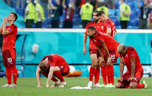 May mắn quay lưng với Thụy Sĩ khi có tới 3 cầu thủ đá hỏng 11m trong loạt “đấu súng” với Tây Ban Nha ở vòng tứ kết EURO 2020