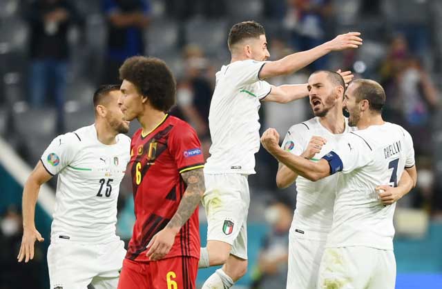Italia toàn thắng trong hành trình tiến vào bán kết EURO 2020