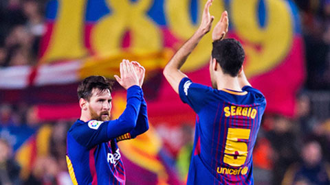 Busquets: 'Hãy cho Messi thêm thời gian để gia hạn với Barca'