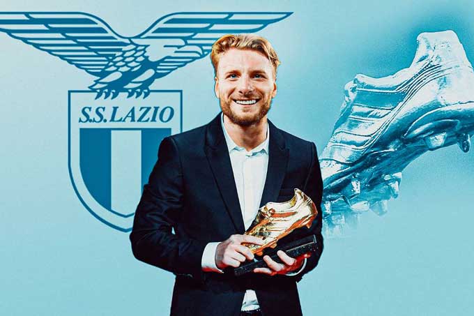 Immobile thi đấu rất thăng hoa tại Lazio và giày Chiếc giày vàng châu Âu