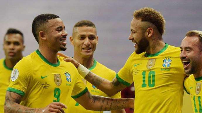 Neymar bức xúc với án treo giò Gabriel Jesus ở chung kết Copa America 2021