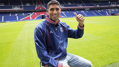 Tới PSG, Hakimi vẫn ước mơ được khoác áo Real