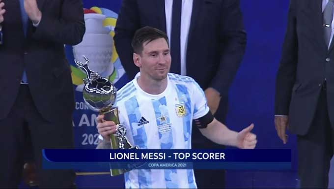 Messi giành ngôi vua phá lưới