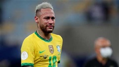 Neymar khóc nức nở khi Brazil thua chung kết Copa America 2021