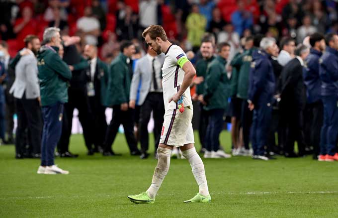 Kane gây thất vọng ở trận chung kết EURO 2020