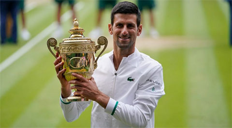 Djokovic đã đoạt ba Grand Slam liên tiếp trong nửa đầu mùa 2021