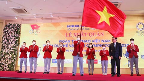Đoàn Thể thao Việt Nam sang Nhật Bản dự Olympic Tokyo